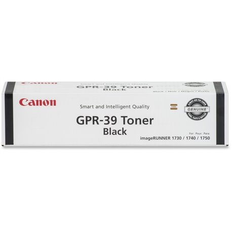 Canon GPR-39 Original Toner Cartridge - Laser - 15100 Pages - Black - 1 Each