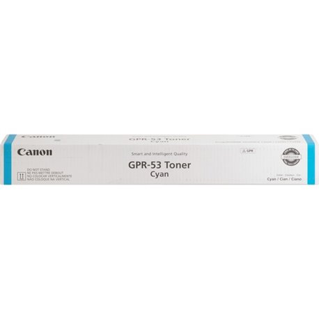 Canon GPR-53 Original Laser Toner Cartridge - Cyan - 1 Each - 19000 Pages