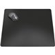 Artistic Rhino II Antimicrobial Protective Desk Pads - Rectangular - 24" Width x 17" Depth - Polyvinyl Chloride (PVC) - Black