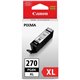 Canon PGI-270XL Original Ink Cartridge - Inkjet - Pigment Black - 1 Each