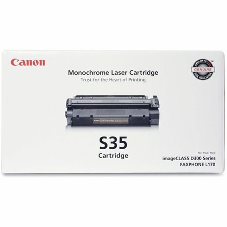 Canon S35 Original Toner Cartridge - Laser - 3500 Pages - Black - 1 Each