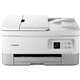 Canon PIXMA TR7020WH Wireless Inkjet Multifunction Printer - Color - White - Copier/Printer/Scanner - 4800 x 1200 dpi Print - Au