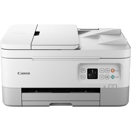 Canon PIXMA TR7020WH Wireless Inkjet Multifunction Printer - Color - White - Copier/Printer/Scanner - 4800 x 1200 dpi Print - Au