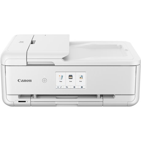 Canon PIXMA TS9521CWH Wireless Inkjet Multifunction Printer - Color - White - Copier/Printer/Scanner - 4800 x 1200 dpi Print - A