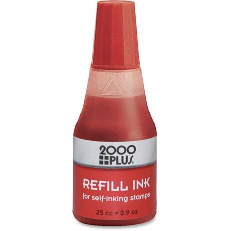 COSCO Self-inking Stamp Pad Refill Ink - 1 Each - Red Ink