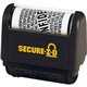 Consolidated Stamp Secure-I-D Personal Security Roller Stamp - "CONFIDENTIAL" - 1.50" Impression Length - Black - 1 / Pack