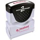 COSCO Shutter Stamp - Message Stamp - "RECEIVED" - 0.50" Impression Width - 20000 Impression(s) - Red - Rubber, Plastic - 1 Each