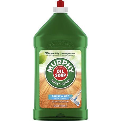 Murphy Squirt/Mop Floor Cleaner - Ready-To-Use - 32 fl oz (1 quart) - 1 Each - Phosphate-free, Ammonia-free, Bleach-free - Tan