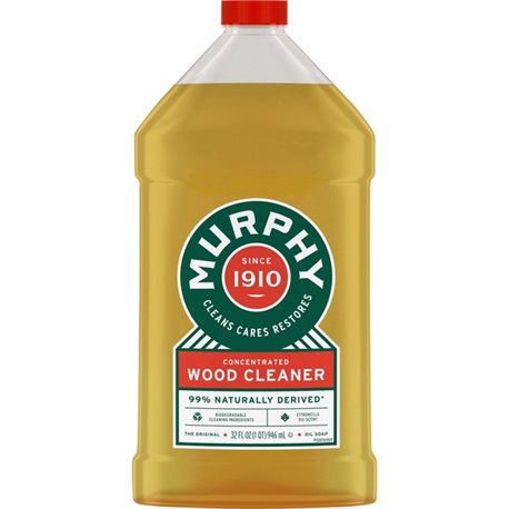 Murphy Oil Soap Wood Cleaner - Ready-To-Use - 32 fl oz (1 quart)Bottle - 1 Each - Phosphate-free, Ammonia-free, Bleach-free - Go