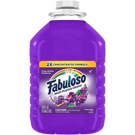 Fabuloso All-Purpose Cleaner - 128 fl oz (4 quart) - Lavender Scent - 1 Each - Rinse-free, Residue-free, Long Lasting - Purple