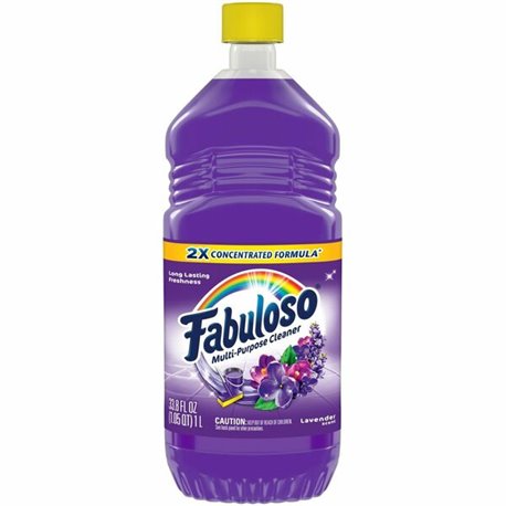 Fabuloso All-Purpose Cleaner - 33.8 fl oz (1.1 quart) - Lavender Scent - 1 Each - Rinse-free, Residue-free, Long Lasting - Laven