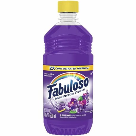 Fabuloso All-Purpose Cleaner - 16.9 fl oz (0.5 quart) - Lavender Scent - 24 / Carton - Residue-free, pH Neutral, Rinse-free, Lon