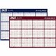 At-A-Glance Horizontal Reversible Erasable Wall Calendar - Extra Large Size - Yearly - 12 Month - January 2025 - December 2025 -