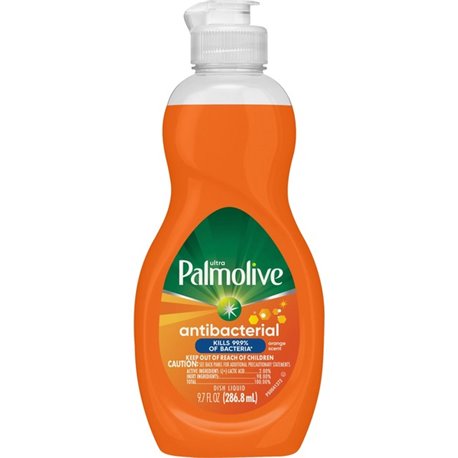 Palmolive Antibacterial Ultra Dish Soap - Concentrate - 9.7 fl oz (0.3 quart) - Mild Citrus Scent - 1 Each - Anti-bacterial, Non