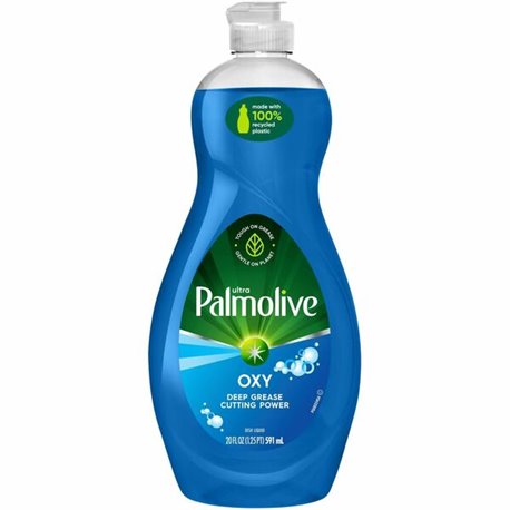 Palmolive Ultra Dish Soap Oxy Degreaser - Concentrate - 20 fl oz (0.6 quart) - 1 Each - Residue-free, Dry Resistant, Eco-friendl