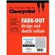 Clearprint Isometric Grid Paper Pad - Letter - 30 Sheets - 20 lb Basis Weight - Letter - 8 1/2" x 11" - White Paper - 1 / Pad