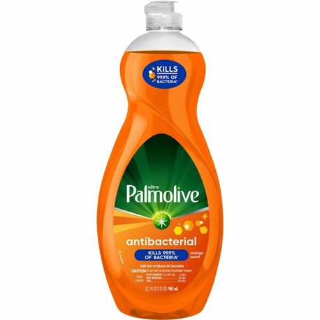 Palmolive Antibacterial Ultra Dish Soap - Concentrate - 35.2 fl oz (1.1 quart) - 1 Each - pH Balanced, Residue-free, Non-abrasiv