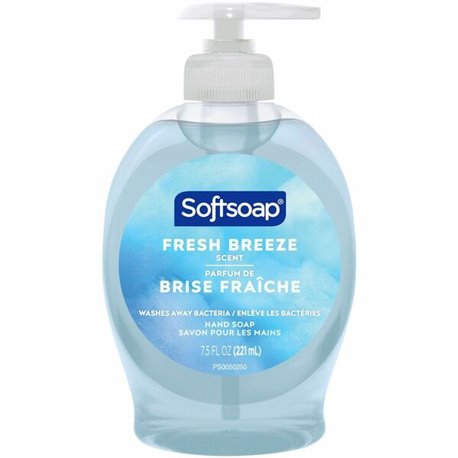 Softsoap Fresh Breeze Hand Soap - Fresh Breeze ScentFor - 7.5 fl oz (221.8 mL) - Pump Bottle Dispenser - Dirt Remover, Bacteria 