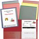 C-Line Classroom Connector Pocket Folder - 2 Internal Pocket(s) - Red, Orange, Yellow, Green, Blue, Purple - 6 / Pack