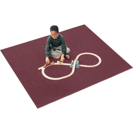 Carpets for Kids Mt. St. Helens 6'x9' Rug - Kids - 72" Length x 108" Width - Rectangle - Cranberry