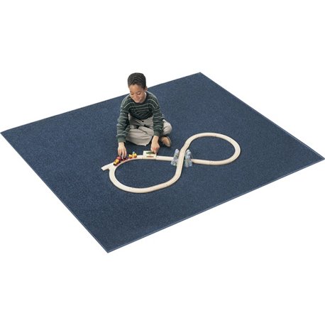 Carpets for Kids Mt. St. Helens 6'x9' Rug - Kids - 72" Length x 108" Width - Rectangle - Blueberry