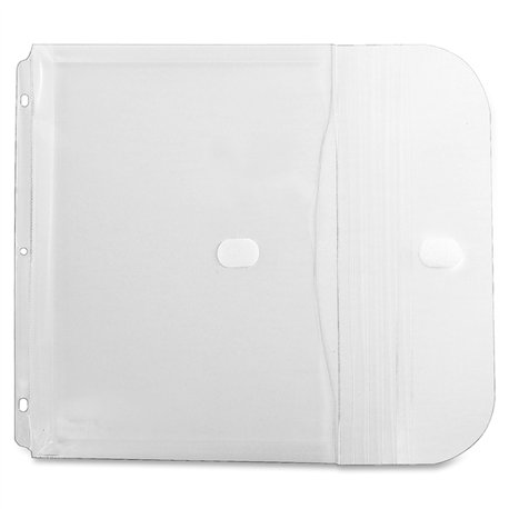C-Line Super Heavyweight Poly Binder Pockets - Clear, Side Loading, 11 x 8-1/2, 5/PK, 57537