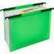 C-Line Fashion Letter Expanding File - 8 1/2" x 11" - 7 Pocket(s) - Green - 1 Each