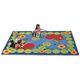 Carpets for Kids ABC Rectangle Caterpillar Rug - 100" Length x 70" Width - Rectangle