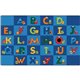 Carpets for Kids Reading Letters Library Rug - 12 ft Length x 90" Width - Rectangle - Reading Letters Library