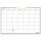 At-A-Glance WallMates Monthly Planning Surface - Monthly - 12" x 18" Sheet Size - White - Reference Calendar, Self-adhesive, Adh