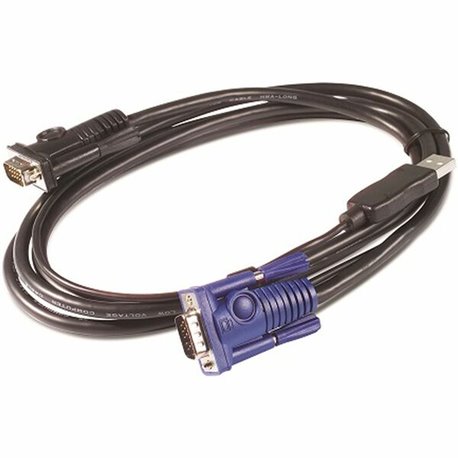 APC KVM USB Cable - HD-15 Male - HD-15 Male - 6ft