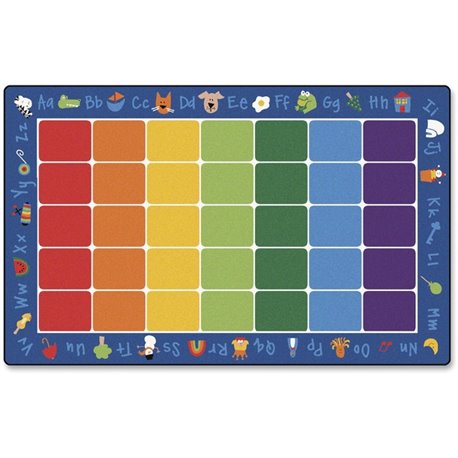 Carpets for Kids Fun With Phonics Rectangle Rug - 13.33 ft Length x 100" Width - Rectangle - Fun With Phonics