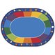 Carpets for Kids Fun With Phonics Oval Seating Rug - 11.67 ft Length x 99" Width - Oval - Fun With Phonics