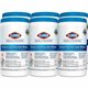 Clorox Healthcare Bleach Germicidal Wipes - For Multipurpose - Ready-To-Use - 5" Length x 6" Width - 150 / Canister - 6 / Carton