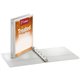 Cardinal ClearVue Locking Round-ring Treated Binder - 1" Binder Capacity - Letter - 8 1/2" x 11" Sheet Size - 250 Sheet Capacity