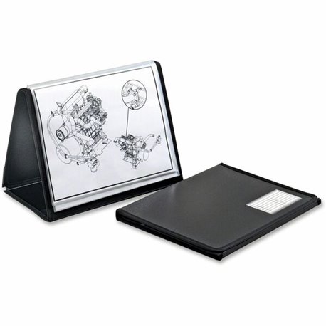 Cardinal Easel Showfile Presentation Book - Letter - 8 1/2" x 11" Sheet Size - 40 Sheet Capacity - 20 Front, Internal Pocket(s) 