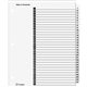 Cardinal OneStep Daily Index System - 31 x Divider(s) - Printed Tab(s) - Digit - 1-31 - 31 Tab(s)/Set - 9" Divider Width x 11" D