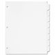 Cardinal Write 'N Erase Mylar Tab Dividers - 8 x Divider(s) - Write-on Tab(s) - 8 Tab(s)/Set - 9" Divider Width x 11" Divider Le