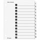 Cardinal OneStep Numbered Index System - 12 x Divider(s) - Printed Tab(s) - Digit - 1-12 - 12 Tab(s)/Set - 9" Divider Width x 11