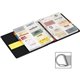 Cardinal EasyOpen Card File Binder - 400 Capacity - 8.50" Width x 11" Length - 3-ring Binding - Refillable - Black Vinyl Cover