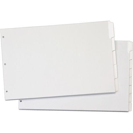 Cardinal Write 'n Erase Special Mylar Tab Dividers - 5 x Divider(s) - Write-on Tab(s) - 5 Tab(s)/Set - 17.5" Divider Width x 11.