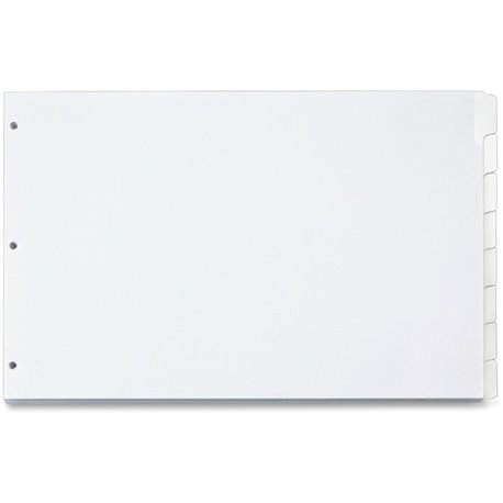 Cardinal Write 'n Erase Special Mylar Tab Dividers - 8 x Divider(s) - Write-on Tab(s) - 8 Tab(s)/Set - 17.5" Divider Width x 11.