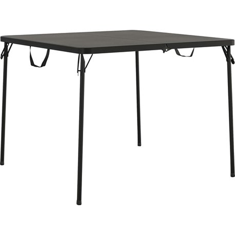 Cosco XL Fold-in-Half Card Table - Four Leg Base - 4 Legs - 200 lb Capacity x 38.50" Table Top Width x 38.50" Table Top Depth - 