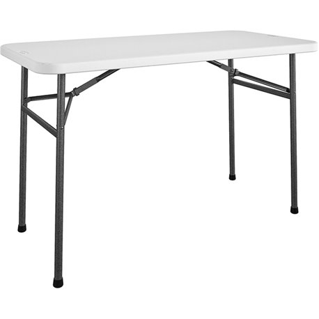 Cosco Straight Folding Utility Table - For - Table TopRectangle Top - Four Leg Base - 4 Legs - 200 lb Capacity x 48" Table Top W