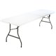 Cosco Fold-in-Half Blow Molded Table - For - Table TopRectangle Top - Four Leg Base - 4 Legs - 300 lb Capacity x 30" Table Top W