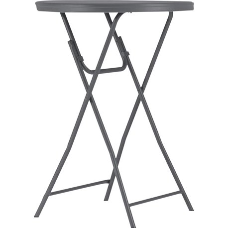 Dorel Zown Commercial Cocktail Folding Table - For - Table TopRound Top - Four Leg Base - 4 Legs - 350 lb Capacity x 32" Table T