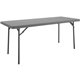 Cosco Zown Corner Blow Mold Large Folding Table - 4 Legs - 700 lb Capacity - 4" Table Top Length x 60" Table Top Width - 29.25" 