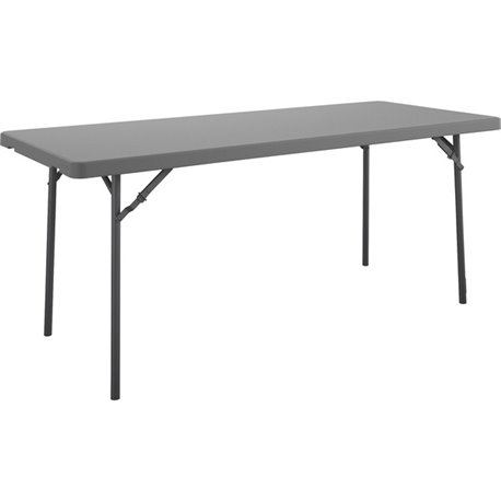 Cosco Zown Corner Blow Mold Large Folding Table - 4 Legs - 700 lb Capacity - 4" Table Top Length x 60" Table Top Width - 29.25" 