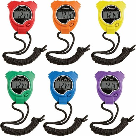 Champion Sports Stop Watch Set - Sports - Digital - Quartz - 6 / Box