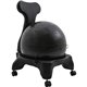 Champion Sports FitPro Ball Chair - Plastic Frame - Four-legged Base - Black - 1 Each